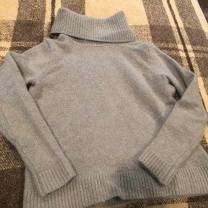 J Crew Turtleneck Sweater Light Blue